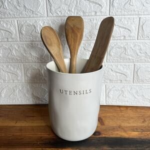 Hearth & Hand with Magnolia Kitchen Canister • Discontinued Utensil Holder •Farm